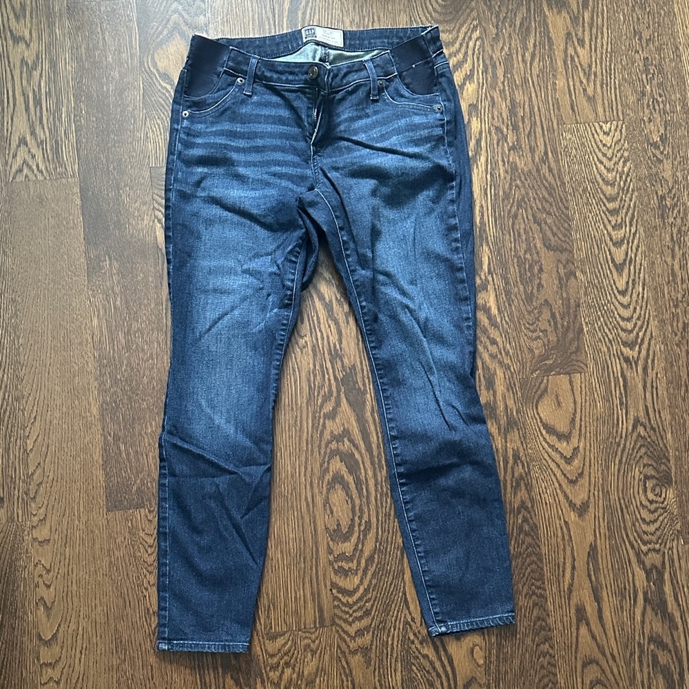 GAP Maternity Women's Dark Blue Skinny Jeans